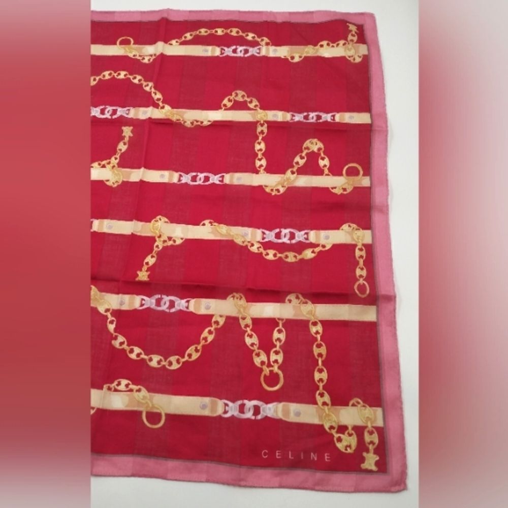 Celine Scarf Handkerchief Vintage - Picture 4 of 12